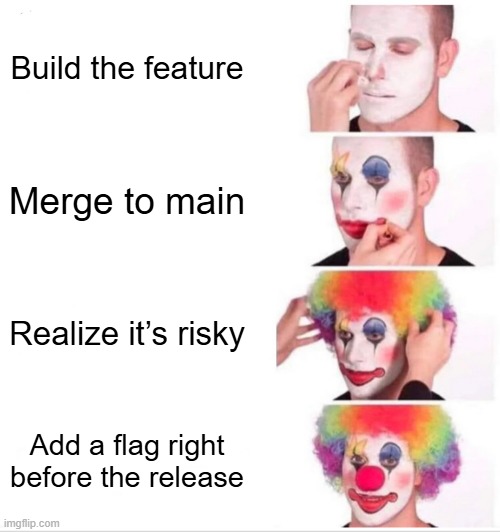 Adding a feature flag at the last minute like..